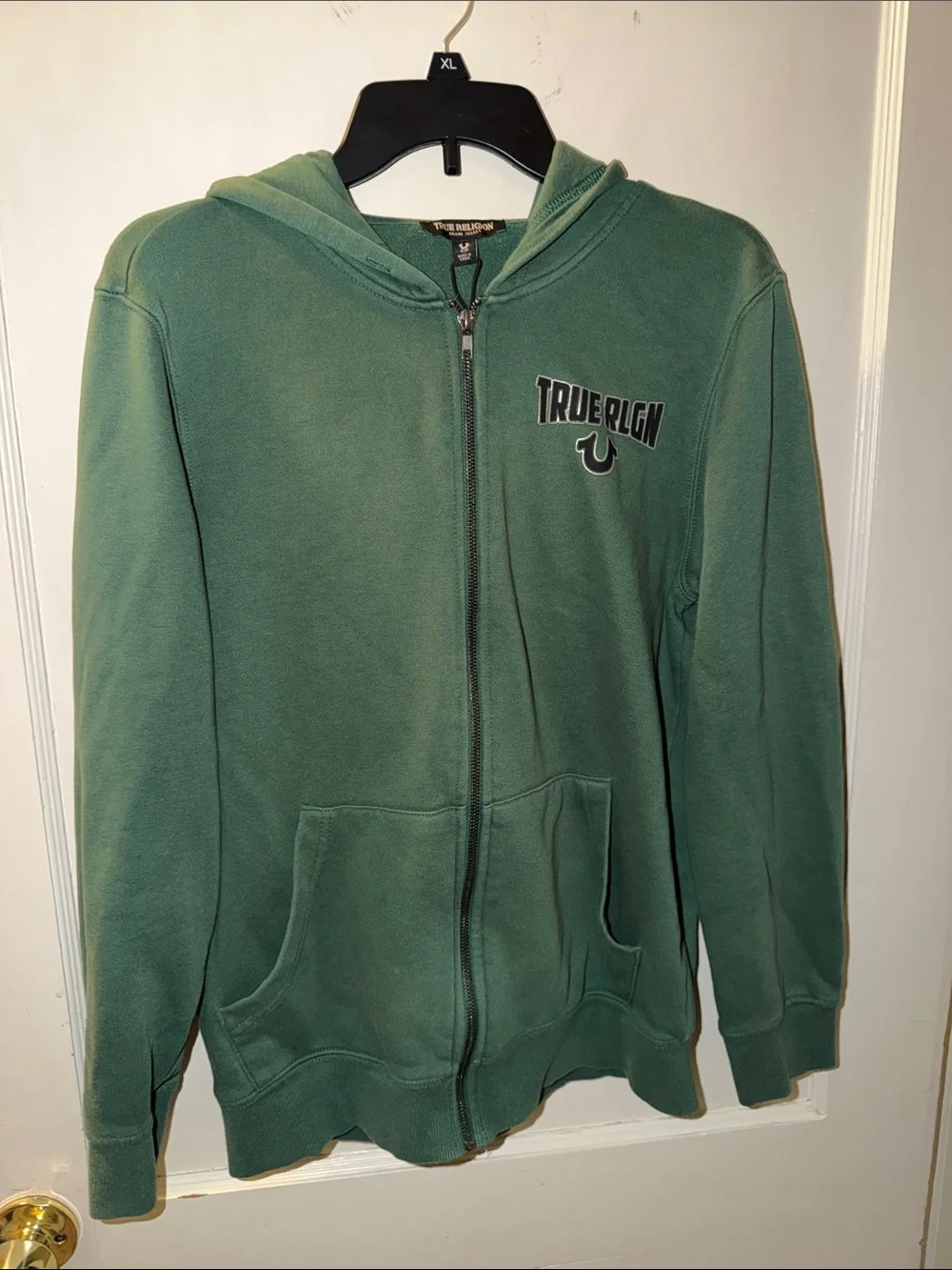 True Religion Forest Green Full-Zip Hoodie